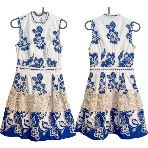 Alexis Farah Mini Dress in Santorini Embroidery XS - Picture 5 of 10